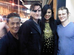 Khanh Trieu, Jason Trost & Lucas Till “All Superheroes Must Die”,  Shailla Quadra "Chloe"